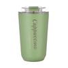 Taza de Café de Acero Inoxidable 304 de 10ª Generación Transfronteriza, Taza de Café de Doble Pared al Vacío, Portátil para Exteriores, Montaje en Coche, Taza de Agua con Impresión
