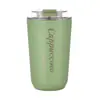 Caneca de Café a Vácuo de Camada Dupla em Aço Inoxidável 304 para Viagem Transfronteiriça, Caneca de Café 10ª Geração, Caneca Portátil Personalizada para Viagem de Carro ao Ar Livre