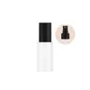Em estoque frasco de loção spray PET 60ml, frasco reutilizável para tônico, essência, com cabeça de bomba de pressão, frasco de água cosmética vazio