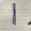 Estoque na Fábrica Pingente de Corda Personalizado Moderno Corda Fina Colorida Amarrada Corda Trançada Alça de Bolsa Moderna Atacado