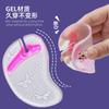 Chanclas Clip Deslizantes y Rectificantes Patrón Mariposa Almohadilla Delantera Clip Zapatillas de Pie Almohadilla Transparente Suave Almohadilla Amortiguadora