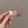 2026 Novo Grampo de Cabelo Versátil Outono Inverno para Mulheres Marrom Ursinho Clip Bico de Pato Acessórios de Cabelo Exquisite Retro BB Clip Acessórios de Cabelo Presilha