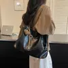 2026 Bolso Tote Casual Simple de Estilo Coreano de Moda, Gran Capacidad, Moderno y Versátil, Bolso de Hombro Cruzado de Nicho