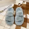 Zapatillas de mujer de talla grande transfronterizas aumentadas de 5 cm, zapatos cálidos de una sola palabra de comercio exterior para mujer, zapatillas de lana de otoño e invierno, fábrica de mujeres al por mayor