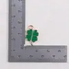 Sombrero de Trébol de la Suerte Irlandesa Verde Nuevo de Venta Caliente Transfronteriza Colgante de Aleación con Goteo de Aceite Ecológico