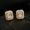 RAKOL novos brincos de estilo europeu e americano com zircônia cravejada de diamantes quadrados, moda para o dia a dia, combinam com tudo, femininos, venda quente