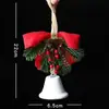Decoraciones navideñas, accesorios para árbol de Navidad, campanas tridimensionales, decoraciones colgantes, decoraciones sencillas, decoraciones colgantes, arreglo de escena