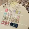 Han Feng Ins Arte de Uñas Estilo Graffiti Pintado a Mano Papel de Transferencia Tim Lei Mariposa Flor Estrella Animal Decoración Simple para Uñas