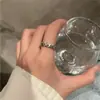 Anillo de Perla de Dos Piezas para Mujer Nuevo Diseño de Nicho Estrella Apertura Anillo para el Dedo Simple Todo-partido Accesorios al por Mayor
