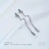 Acero de Titanio Antidesvanecimiento Superficie Lisa Forma de Corazón Estrella de Cinco Puntas Ovalada Gota de Agua Cierre de Langosta Cadena de Extensión Accesorios de Joyería Hechos a Mano para Bricolaje