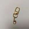 Fivela de Porta de Liga de Zinco com Corrente Acabamento Fino Fivela de Cachorro Mochila para Pet Fivela Universal Acessórios Chaveiro Rotativo