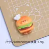 Brinquedo de Comida Fofo Chef Bun Desenho Animado Acessórios de Joias DIY Cola de Chantilly Resina Pequenos Acessórios Pacote de Material para Presilha de Cabelo