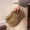 Zapatos Birkenstock de tamaño pequeño, suela gruesa, que aumentan la altura 7 cm, modelo nuevo otoño 2026, mocasines retro sin cordones
