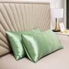 Venta al por mayor de fábrica funda de almohada de seda personalizada Seda de morera Seda satén Seda helada satén bolsillo para almohada almohada estilo europeo