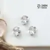 Substituição de Alta Qualidade Cristal K9 Diamante Branco Manicure Diamante Joias Coração Explosivo Ovo de Pombo Diamante Pedregulho de Ângulo Reto Joias