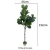 Atacado de fábrica de plantas verdes artificiais, árvore ficus, plantas em vaso de chão, decorações de plantas falsas para interior, decoração de sala de estar, decoração de exterior