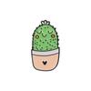 Transfronterizo Caliente AliExpress Caliente Dibujos Animados Creativo Divertido Broche Planta Cactus Combinación Maceta Goteo de Aceite Broche