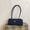 Shuai Mi Jia 2026 Otoño Nuevo Bolso de Hombro de Moda, Bolso Baguette, Bolso Exquisito de Estrella de Nicho para Mujer, Bolso de Axila Texturizado