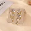 Brincos de franja super brilhantes, modernos, de luxo leve, com zircônia quadrada elegante para mulheres, únicos, requintados, de alta qualidade, simples e versáteis