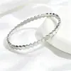 Pulsera de acero inoxidable 304, más vendida transfronteriza de panal hexagonal con forma de diamante, cierre liso, pulsera de acero de titanio para mujer