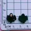 Mini fantasma de Halloween creativo, crema de pegamento para bricolaje, funda para teléfono móvil, tocado, pinza para el cabello, accesorios de resina hechos a mano, venta al por mayor