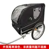 Liquidación Especial Multifuncional para Padres e Hijos al Aire Libre Remolque para Bicicleta Infantil Plegable Cochecito Doble para Bebé