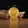 Nueva pegatina para teléfono móvil, papel dorado, bonita estatua de Buda pequeña, pegatina para cargar en casa, pegatina de mano de obra exquisita para teléfono móvil