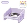 Nuevo plato de platillo volador de dibujos animados lindo con soporte de cuenco tridimensional, cuenco de cerámica para gato, cuenco para perro, cuenco de agua anti-derrames, cuenco lindo para mascotas
