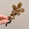 Pinza para el pelo de estilo Ins, de alta gama, color café retro, con diseño de pelo retorcido para mujer, adecuada para peinar el cabello en la parte posterior de la cabeza, un solo clip que no pellizca el pelo