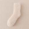 Calcetines de terciopelo coral para mujer, otoño e invierno, gruesos, cálidos, para dormir en casa, calcetines de terciopelo de felpa con forma de luna, fabricantes al por mayor