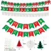 Amazon transfronterizo traje de decoración para fiesta de Navidad flor de papel pancarta Navidad artículos de uso diario diseño de fondo