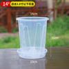 Vaso Especial para Orquídeas, Vaso Transparente, Vaso Green Mountain com Controle de Raízes, Novo Estilo, Orquídea Borboleta Musgo, Plástico Espessado, Respirável para Uso Doméstico