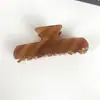 Pinza para el cabello rectangular de acetato texturizado, estilo minimalista, accesorio elegante para el cabello, pinza de tiburón de alta gama estilo francés, pasador versátil
