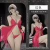 Lingerie plus size, camisola sexy de renda, com aro, push-up, design quente com fecho frontal, camisola transparente e estilo uniforme