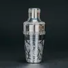 Aço Inoxidável Espelhado 304 Padrão Gravado Boston Cockwave Shaker Americano Shockpot Shaker Gravado