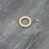 Ganchos para Anillos de Cortina de Madera Maciza Accesorios Clips de Anillo para Barra Romana Accesorios de Anillo de Madera Hebilla Ajustable