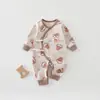 Body para recién nacido de algodón puro para todas las estaciones sin etiqueta Clase A Mono de Primavera/Otoño Para bebés recién nacidos Ropa para bebés y niños Anyang