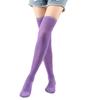 Calcetines de Navidad a Rayas Diagonales Calcetines Halloween Transfronterizos Hasta la Rodilla Calcetines Morados Medias Verdes para Mujer Calcetines de Sarga Europeos y Americanos