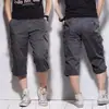 Marca Independiente 2026 Verano Pantalones de Trabajo de Secado Rápido para Hombre, Duraderos Estilo Americano Multibolsillos Elegantes Versátiles Pantalones de Seis Puntos en Stock