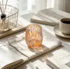 Copos de cera perfumada feitos sob medida da fábrica de origem, design original de alta qualidade, soprados à mão com bolinhas coloridas, copos de vela feitos sob medida