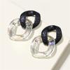Venta transfronteriza Pendientes de cadena acrílica CCB Chapado de color UV Pendientes largos europeos y americanos Venta directa de fábrica transfronteriza