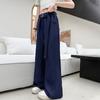 Pantalones de Verano para Niñas 2025 Nuevos para Niños Estilo Occidental para Niños Medianos y Grandes Pantalones Casuales Sueltos de Pierna Ancha Pantalones para Niñas para Comercio Exterior