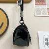 Bolsa Fofa de Armazenamento Yum Transparente Mini Carteira de Moedas Lona Fofa Fone de Ouvido Bluetooth Moeda Bolsa Pequena Bolsa Millet
