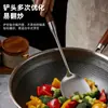 Juego de Utensilios de Cocina de Acero Inoxidable 304 y Madera de Nogal con Mango de Madera, Espátula para Cocinar, Cucharón para Sopa, Espumadera, Cuchara y Espátula Gruesas para el Hogar