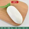 Simulación Verdura Maíz Pimiento Rábano Tomate Fruta Falsa Verdura Modelo Plástico Decoración de Gabinete Juguete Adornos