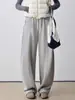Pantalones Deportivos Casuales de Forro Polar Th~Row de Moda Relajados Ligeros Desestructurados con Cintura de Cordón Ligeramente Curvos Sin Costura Lateral