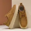Zapatos para Hombre Color Sólido Suela Gruesa Casuales Estilo Retro Modernos de Corte Bajo con Cordones Tenis para Estudiantes Viajes al Aire Libre Venta al por Mayor