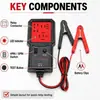 Probador de Relés Automotrices 3 Pines 5 Pines Herramienta de Prueba 12V/24V Herramienta Universal de Diagnóstico de Relés