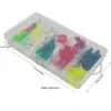 Kit Luya 78 Peças Isca Macia Isca de Peixe Isca Artificial Lure Lantejoula Boca Torta Sapo Trovão Mino Isca Biônica Equipamento de Pesca