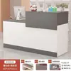 Balcão de Caixa Comercial para Loja de Roupas Simples Balcão de Recepção de Salão de Beleza Balcão de Caixa Pequeno para Loja de Roupas Femininas